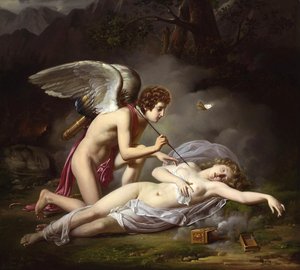 Cupid and Psyche by Michel Philibert Genod